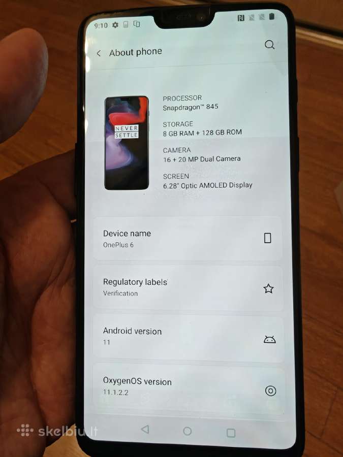 Oneplus 6 - nuotraukos Nr. 2