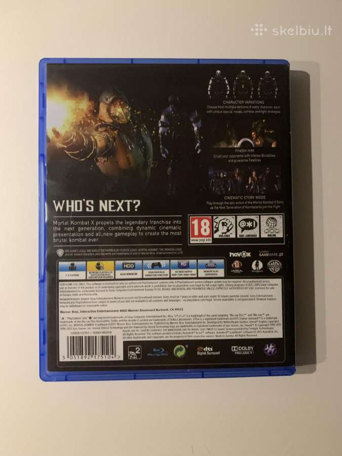 Mortal Kombat X Ps4 - nuotraukos Nr. 3