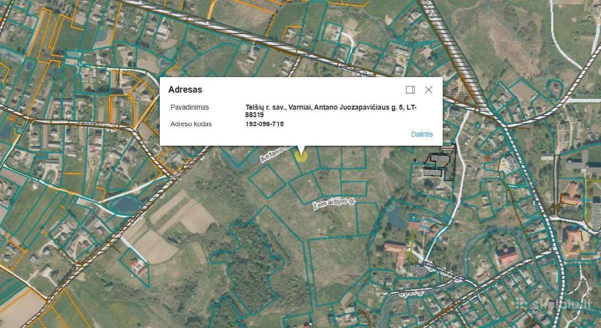 Parduodamas 32,47 a. namų valdos sklypas Varniuose - nuotraukos Nr. 2