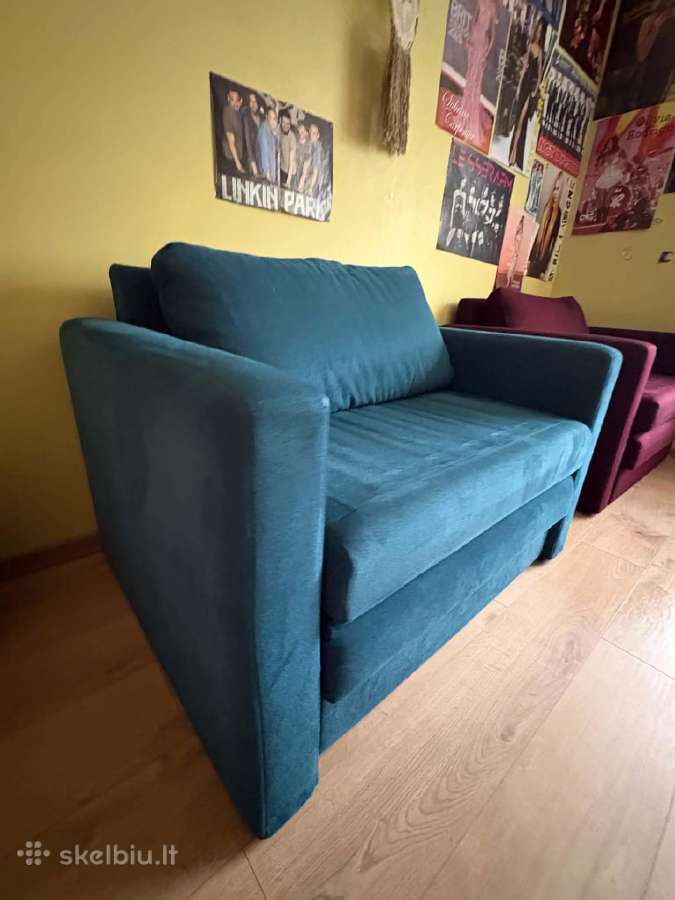 Puikaus stovio "Magrės baldų" fotelis-lova - nuotraukos Nr. 2