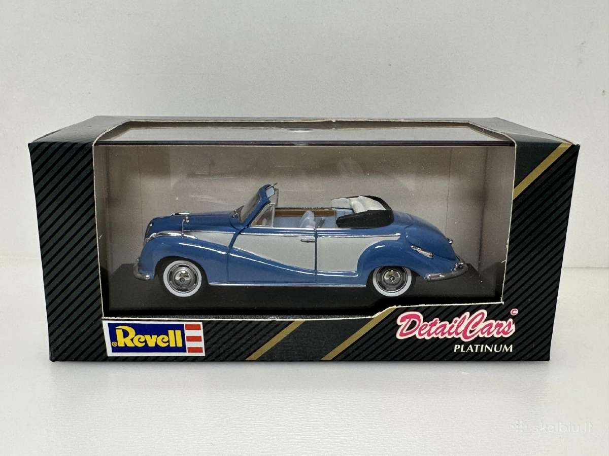 Bmw 502 Cabrio 1954 mėlyna/balta 1:43 Detail Ca - nuotraukos Nr. 2