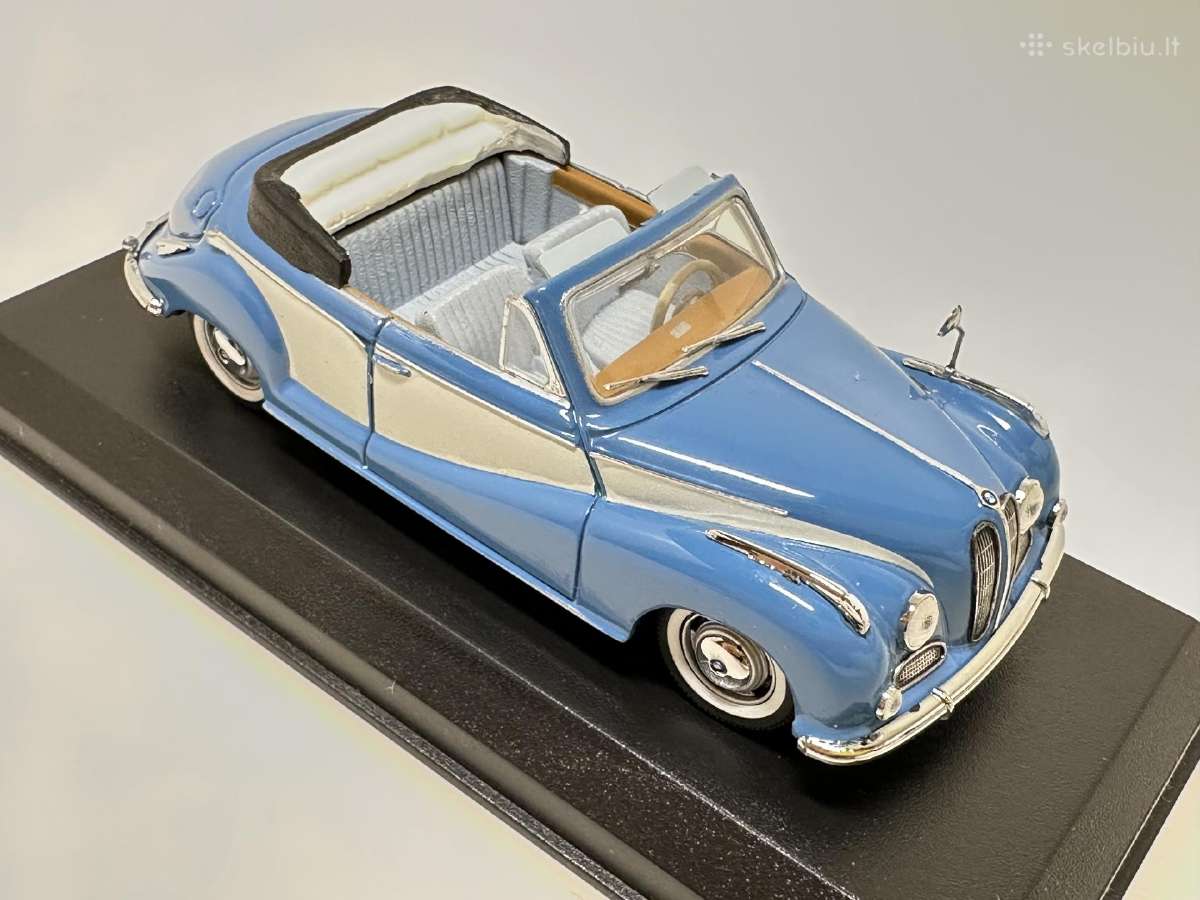 Bmw 502 Cabrio 1954 mėlyna/balta 1:43 Detail Ca - nuotraukos Nr. 5