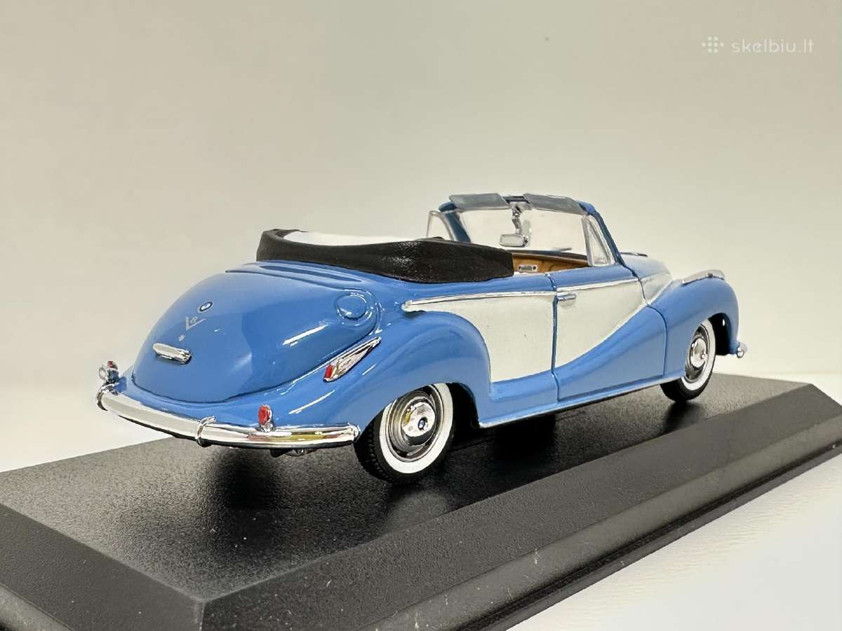 Bmw 502 Cabrio 1954 mėlyna/balta 1:43 Detail Ca - nuotraukos Nr. 6