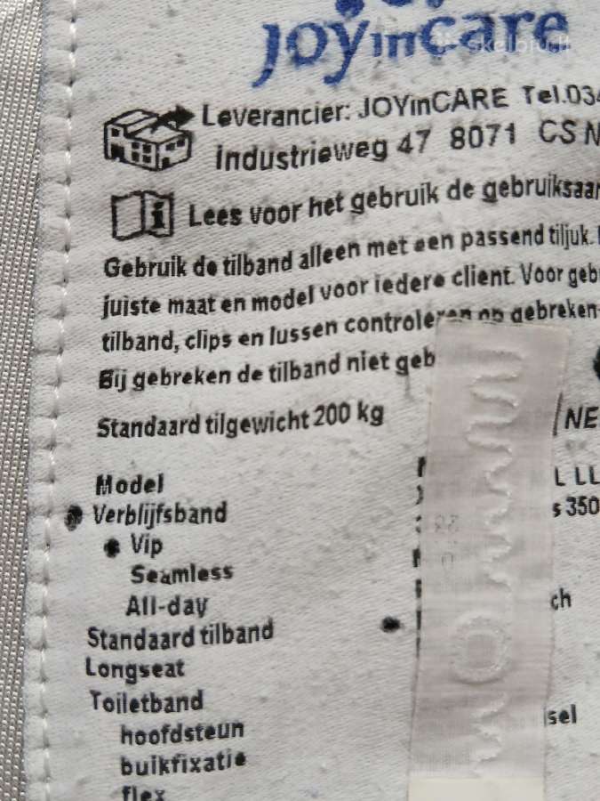 Kėlimo diržas neįgaliojo keltuvui - nuotraukos Nr. 13