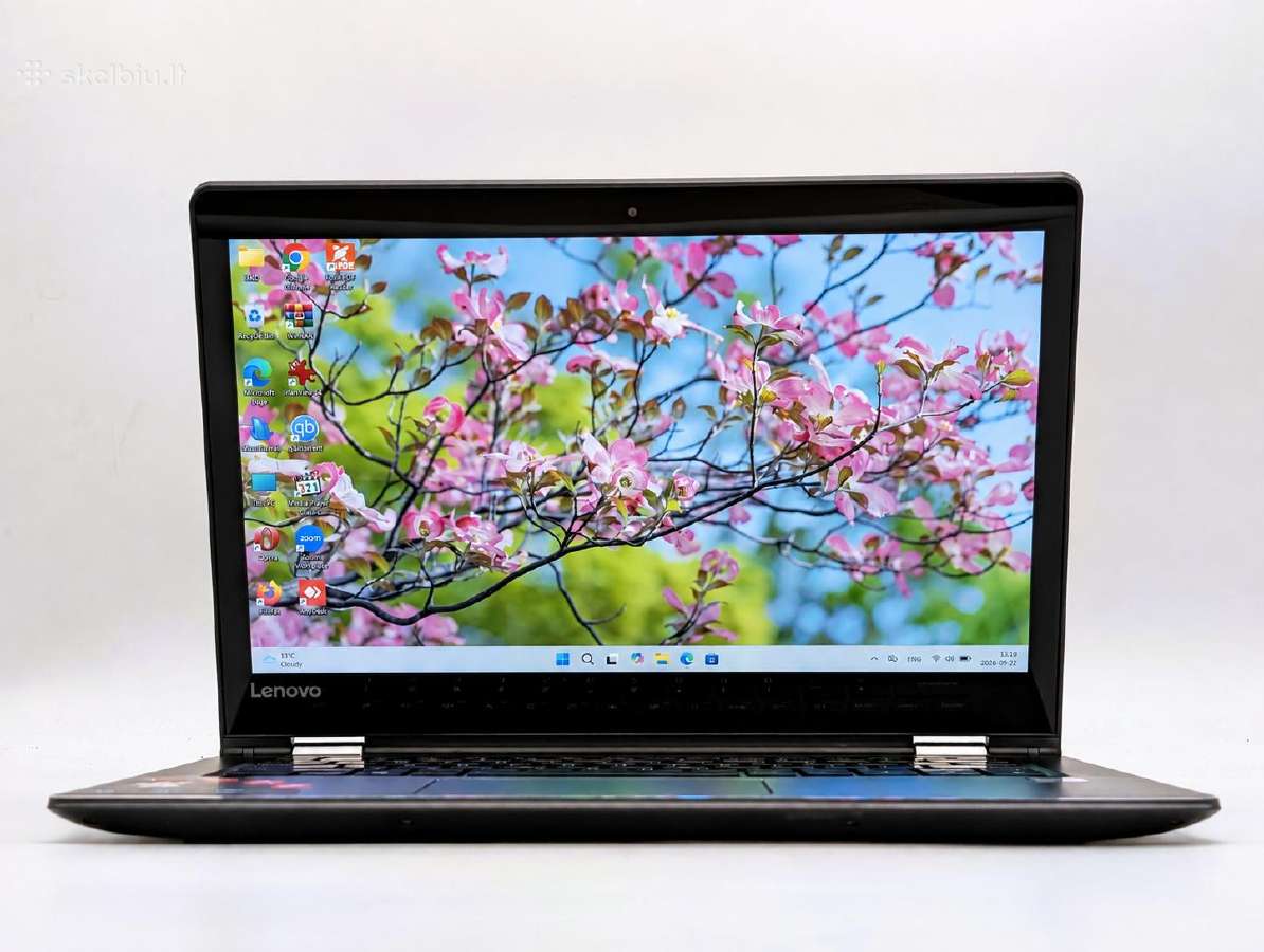 Lenovo Yoga i3-6006u 8gb 120gb Touch Darbui - nuotraukos Nr. 2