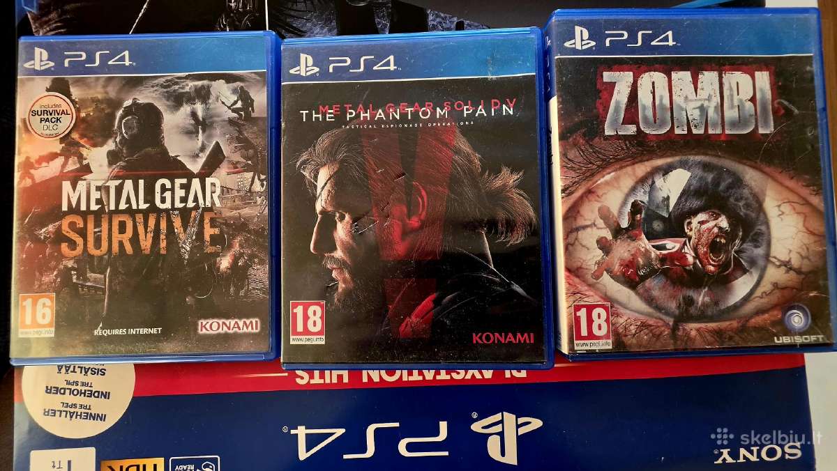 Playstation 4 (Ps4) Slim 1tb - nuotraukos Nr. 3