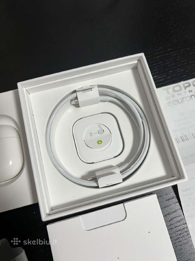 Apple Airpods pro originalios su pirkimo cekiu - nuotraukos Nr. 3