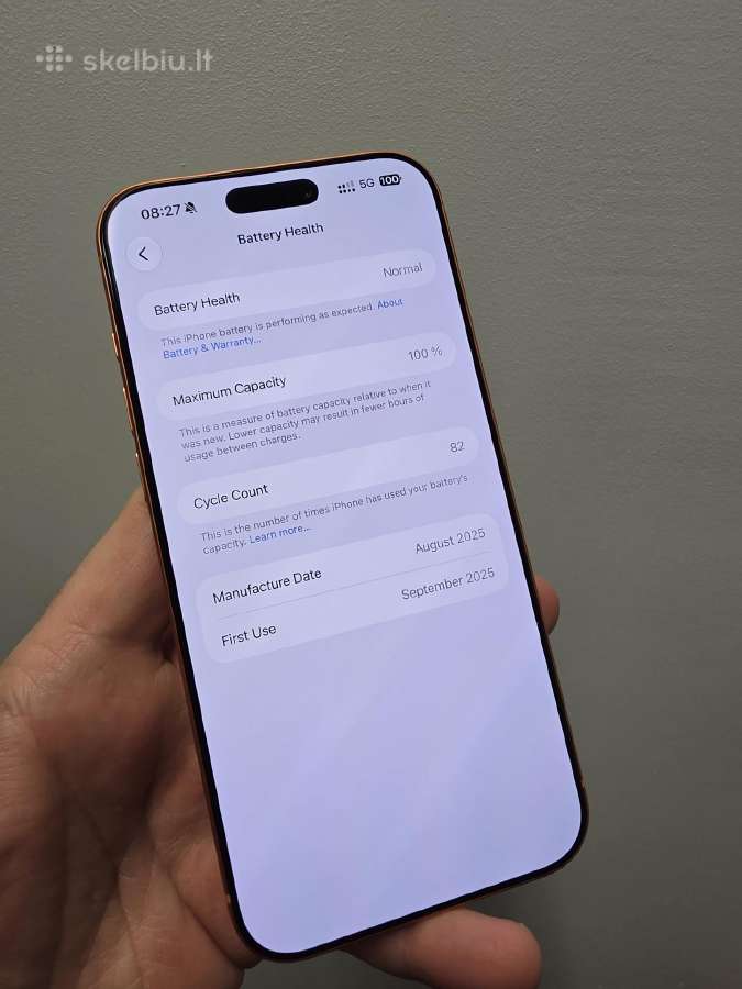 Apple iPhone 17 Pro Max, 512gb Orange (esim) - nuotraukos Nr. 8