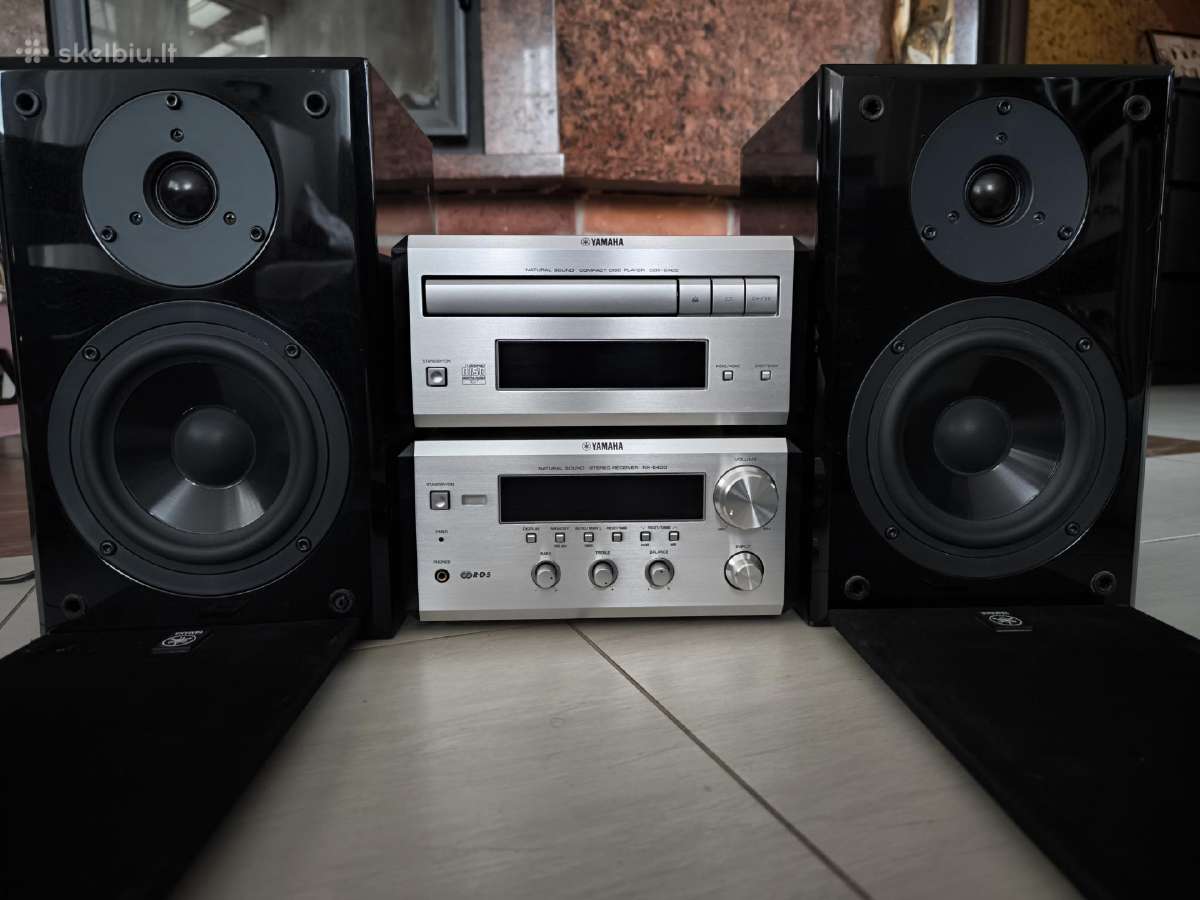 Yamaha stiprintuvas, CD grotuvas, kolonėlės - nuotraukos Nr. 2