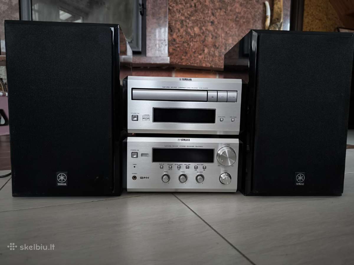 Yamaha stiprintuvas, CD grotuvas, kolonėlės - nuotraukos Nr. 3