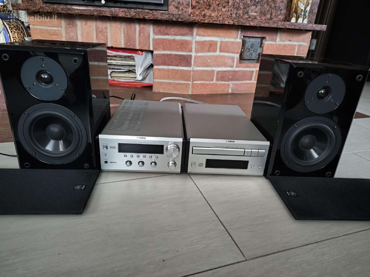 Yamaha stiprintuvas, CD grotuvas, kolonėlės - nuotraukos Nr. 4