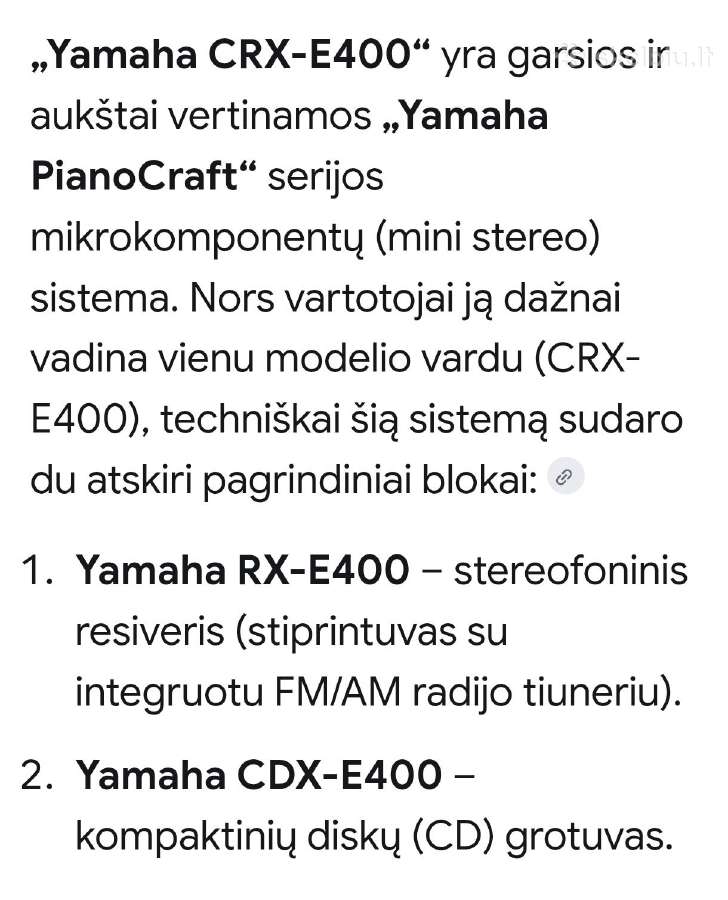 Yamaha stiprintuvas, CD grotuvas, kolonėlės - nuotraukos Nr. 10