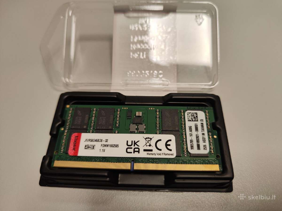 Nauji 32gb Ddr5 5600 cl46 RAM - nuotraukos Nr. 2