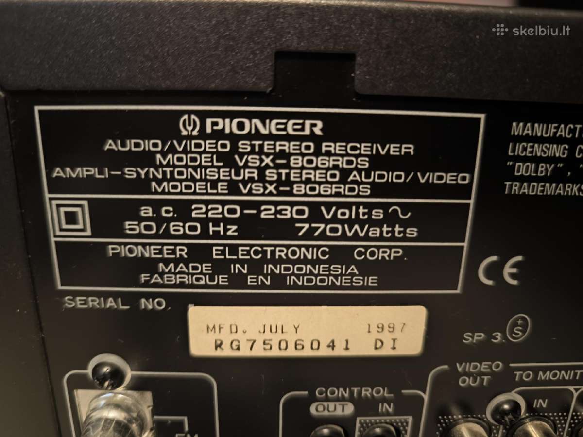Yamaha stiprintuvas, CD grotuvas, kolonėlės - nuotraukos Nr. 16