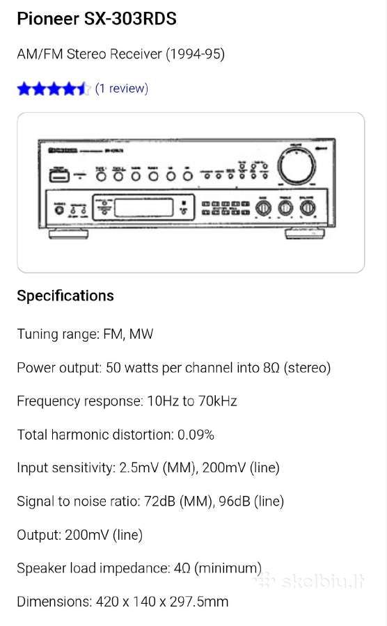 Yamaha stiprintuvas, CD grotuvas, kolonėlės - nuotraukos Nr. 24
