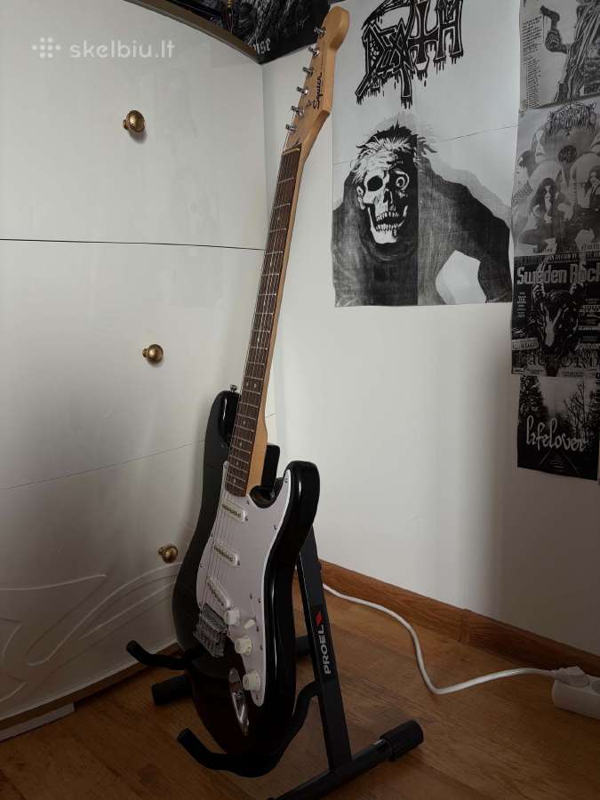 Fender stratocaster elektrinės gitaros komplektas - nuotraukos Nr. 3