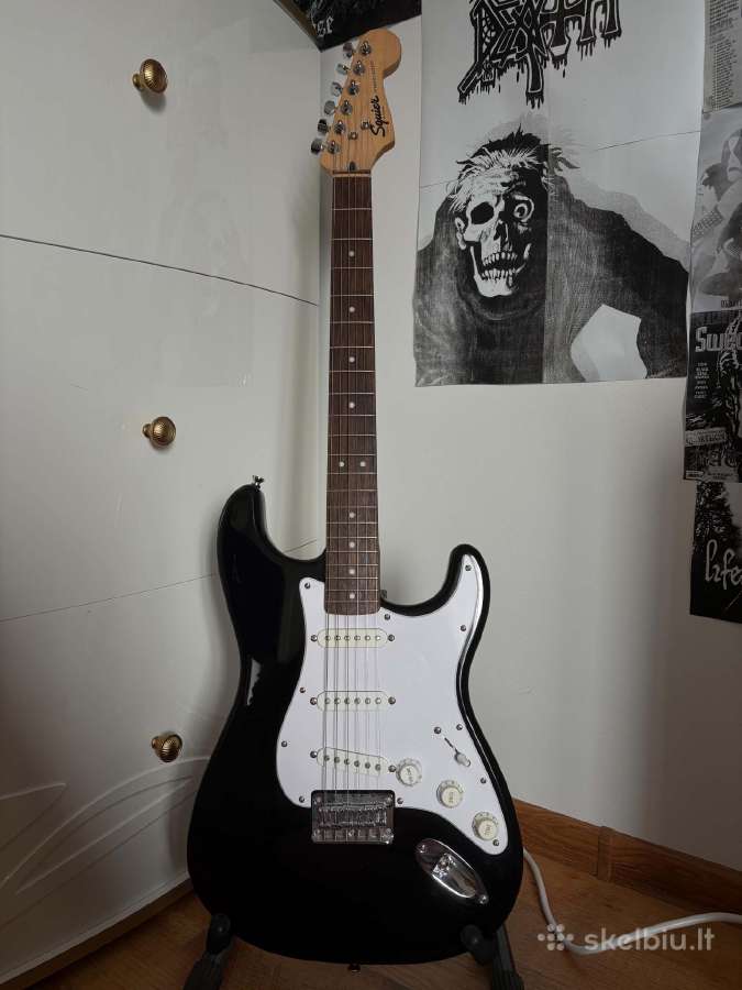 Fender stratocaster elektrinės gitaros komplektas - nuotraukos Nr. 5