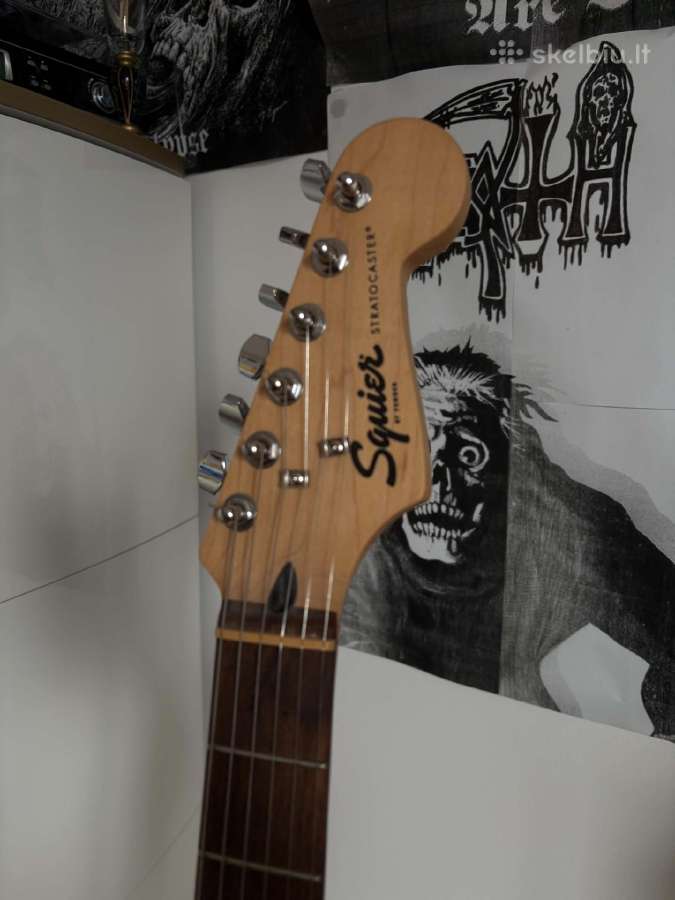 Fender stratocaster elektrinės gitaros komplektas - nuotraukos Nr. 6