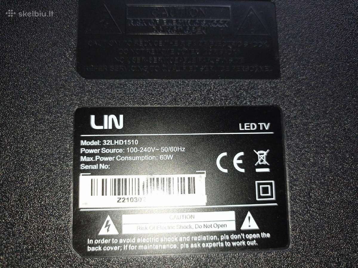Lin 32lhd1510 televizorius - nuotraukos Nr. 3