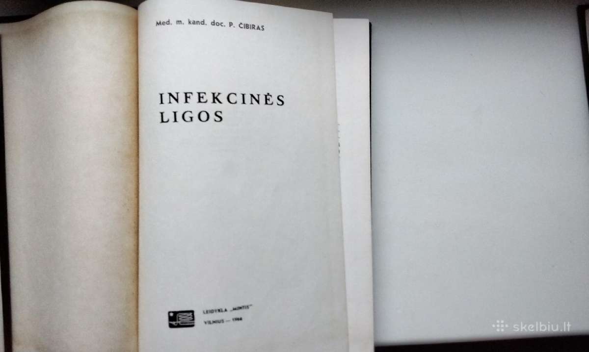 P. Čibiras. Infekcinės ligos. 1966 m. leid. - nuotraukos Nr. 2