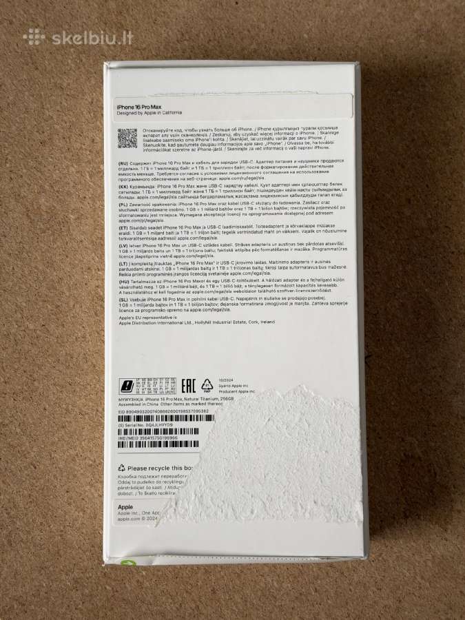 iPhone 16 pro max 256gb - nuotraukos Nr. 4