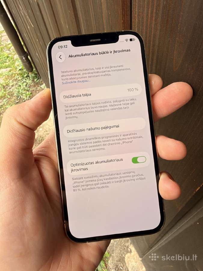 iPhone 12pro 256gb Nauja Baterija - nuotraukos Nr. 8