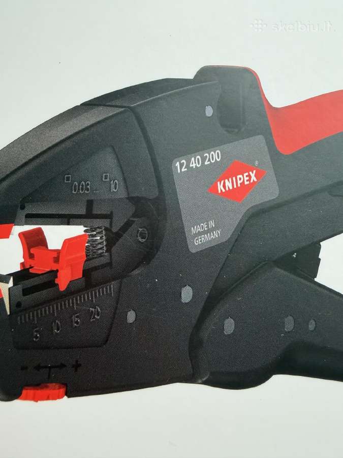 Replės laidų nuizoliavimui Knipex, 12 40 200 - nuotraukos Nr. 2