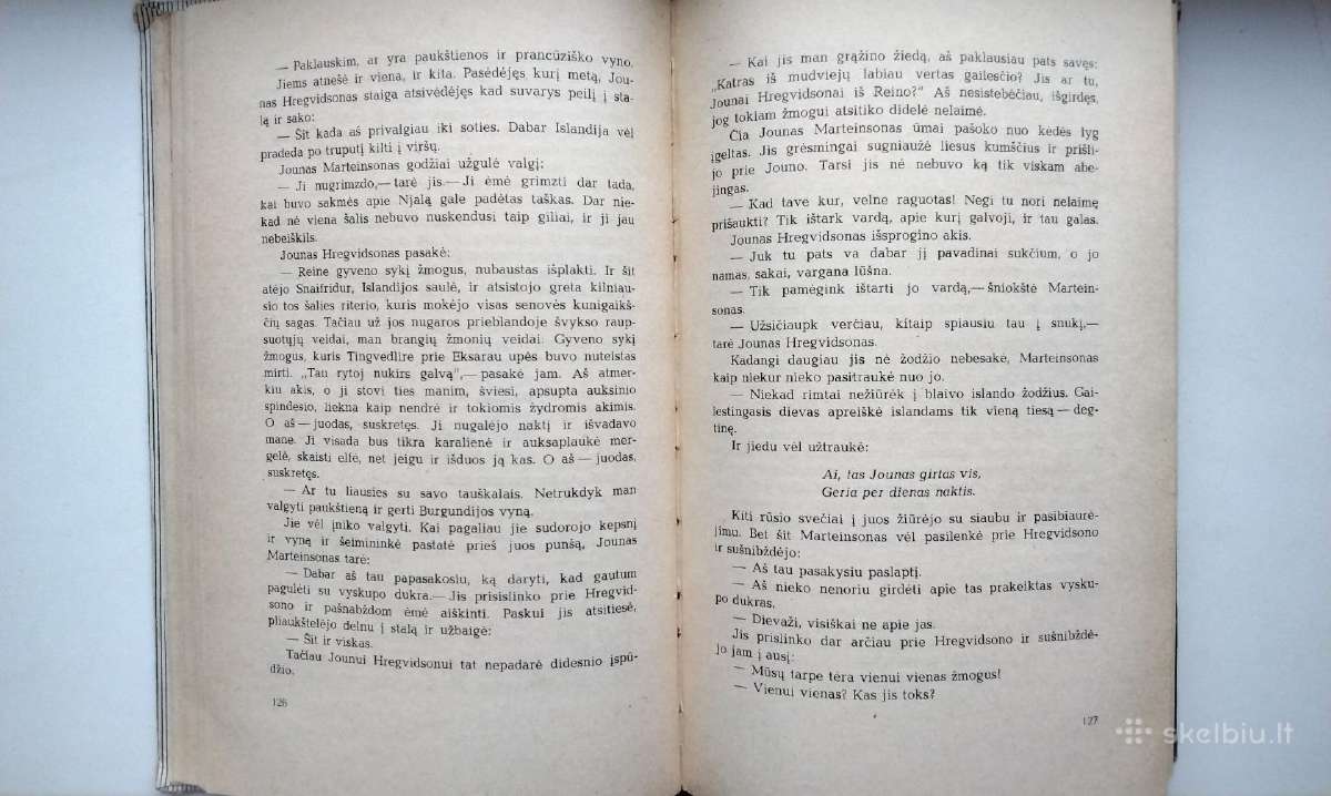 H. Laksnesas. Islandijos varpas. 1967 m. leid. - nuotraukos Nr. 7