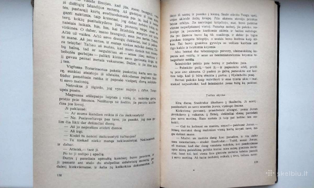 H. Laksnesas. Islandijos varpas. 1967 m. leid. - nuotraukos Nr. 8