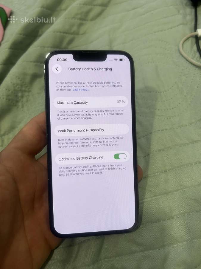 iPhone 13 pro 128 baterija 97 - nuotraukos Nr. 4