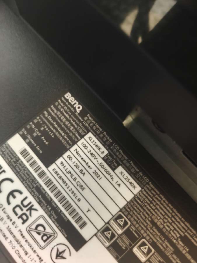 Parduodamas Xl2540k 240hz monitorius - nuotraukos Nr. 2