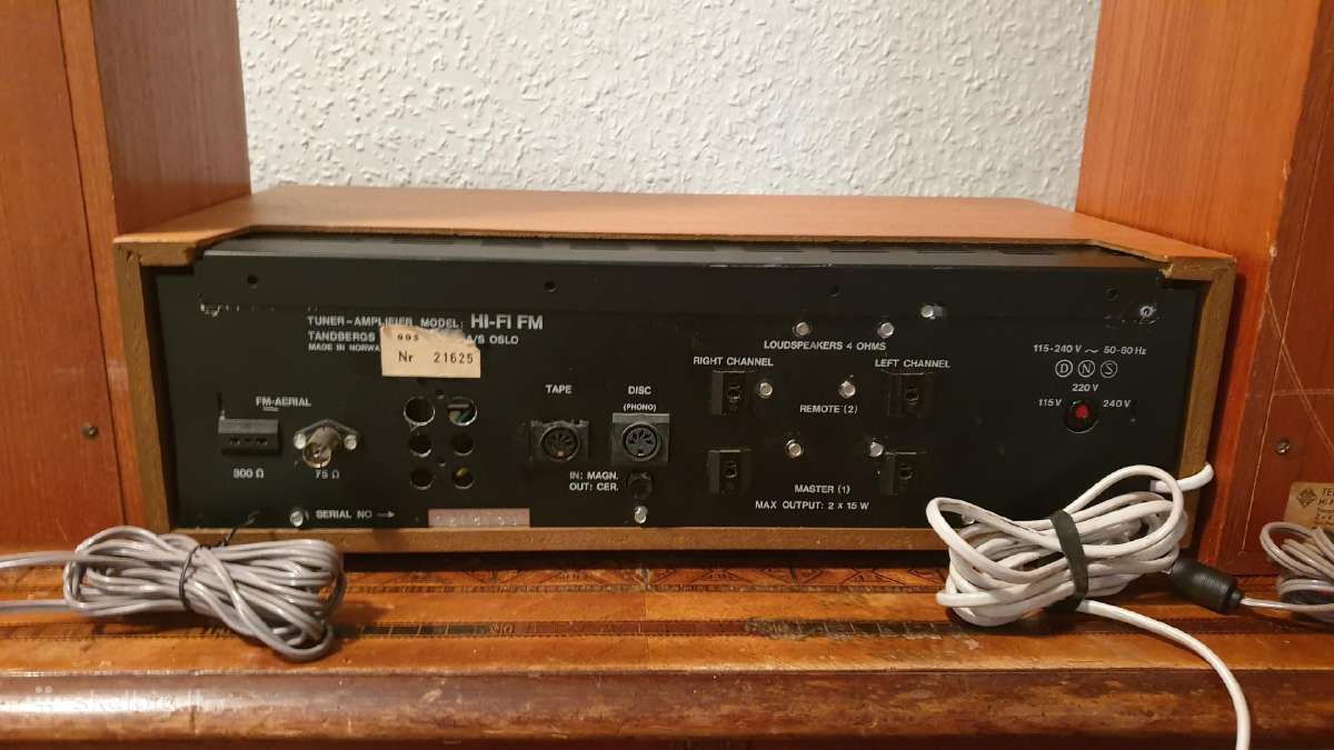 Tandberg hifi fm,telefunken wb60 - nuotraukos Nr. 3