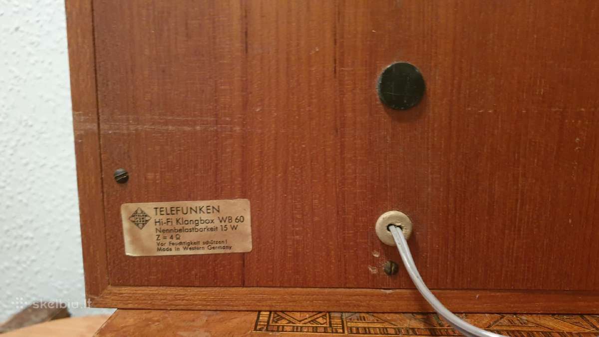Tandberg hifi fm,telefunken wb60 - nuotraukos Nr. 4