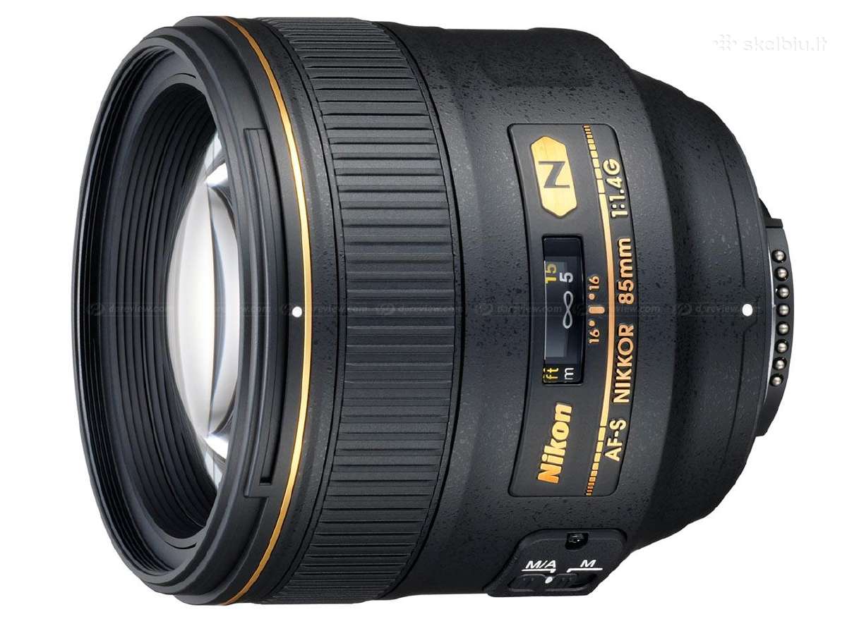 Nikon objektyvai 24-70mm2.8g. 85mm 1.4G, 105mm 2.8 - nuotraukos Nr. 5