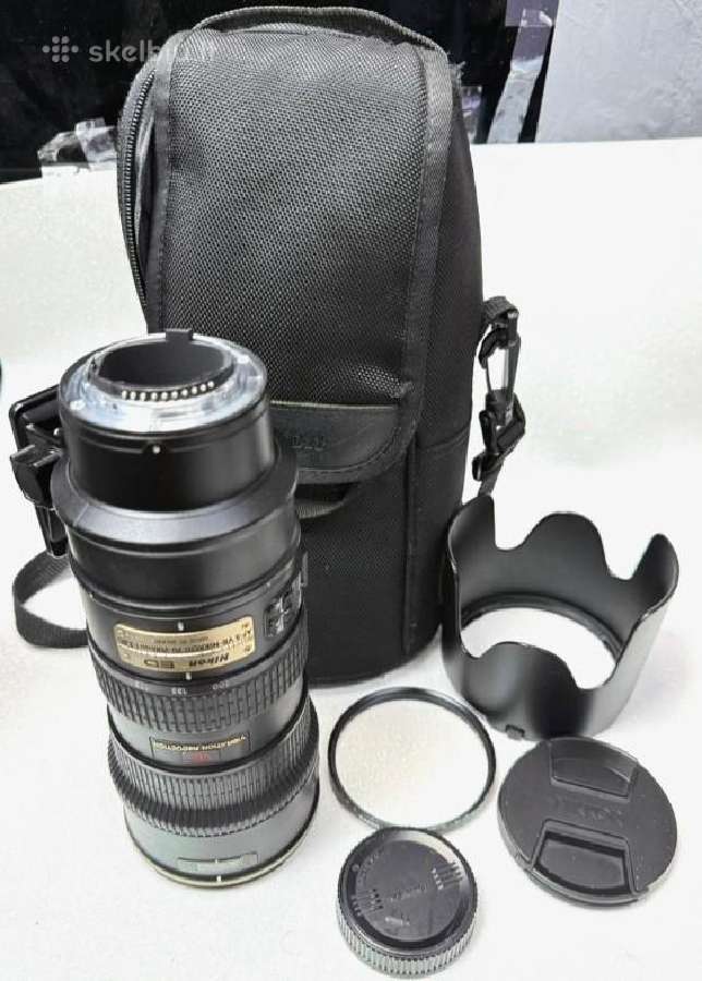 Nikon objektyvai 24-70mm2.8g. 85mm 1.4G, 105mm 2.8 - nuotraukos Nr. 11