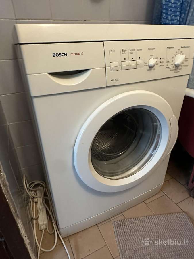 Bosch naudota veikianti skalbimo mašina - nuotraukos Nr. 3
