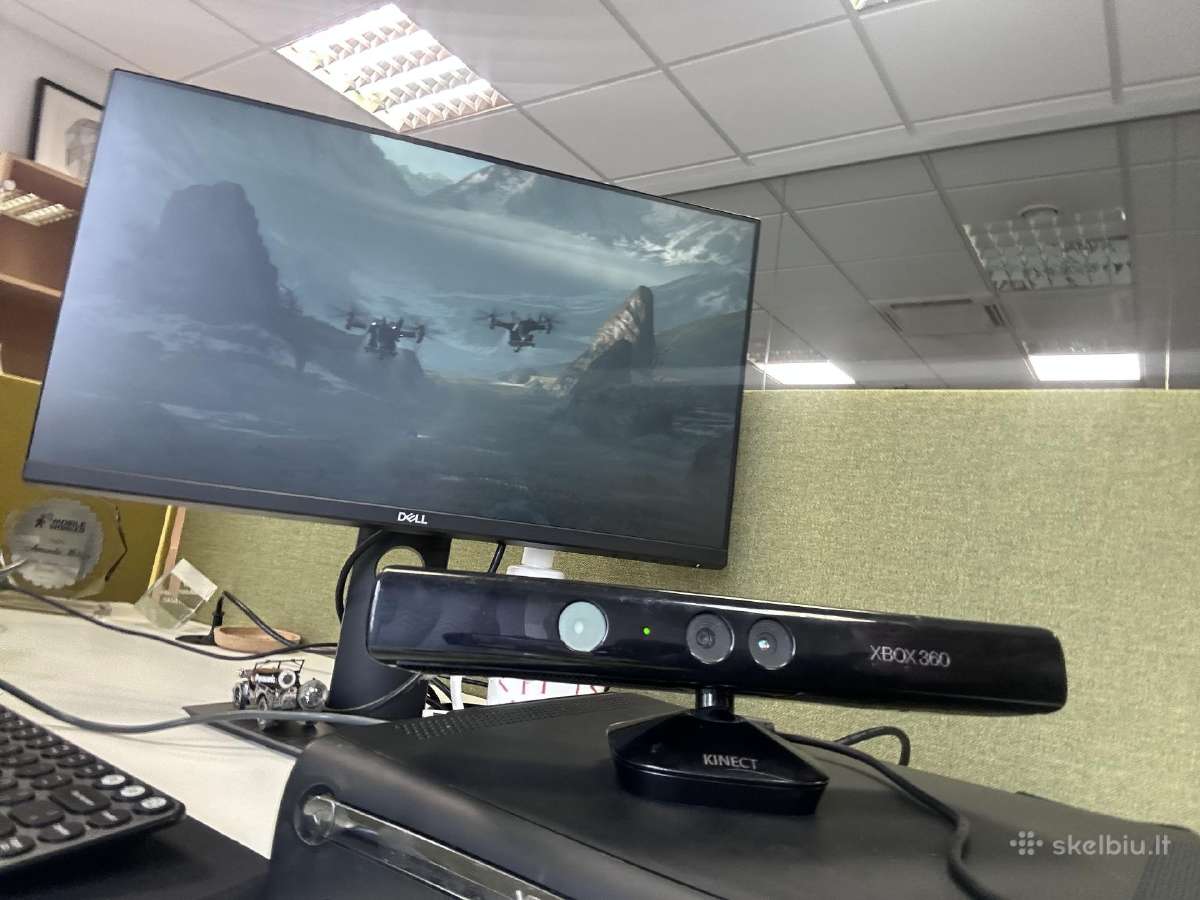 Xbox 360 elite + Kinect + 5 žaidimai - nuotraukos Nr. 2