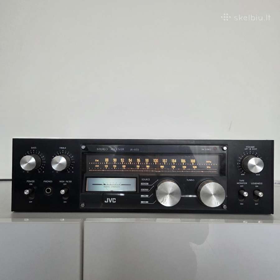 Autentiškas Vintage resiveris JVC Jr-s50 - nuotraukos Nr. 3