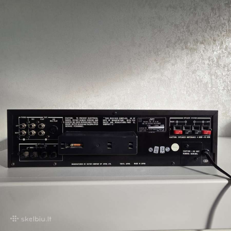 Autentiškas Vintage resiveris JVC Jr-s50 - nuotraukos Nr. 4