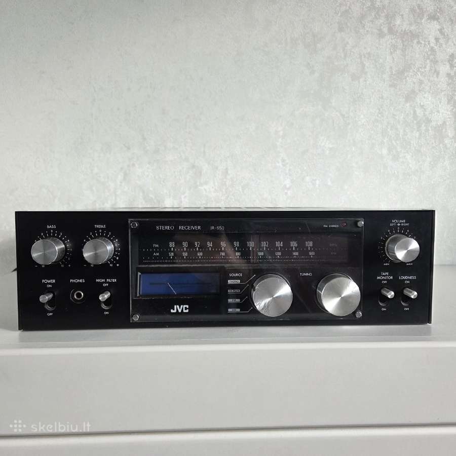 Autentiškas Vintage resiveris JVC Jr-s50 - nuotraukos Nr. 7