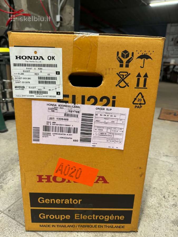 Honda Eu22i 2200 W inverterinis generatorius - nuotraukos Nr. 6