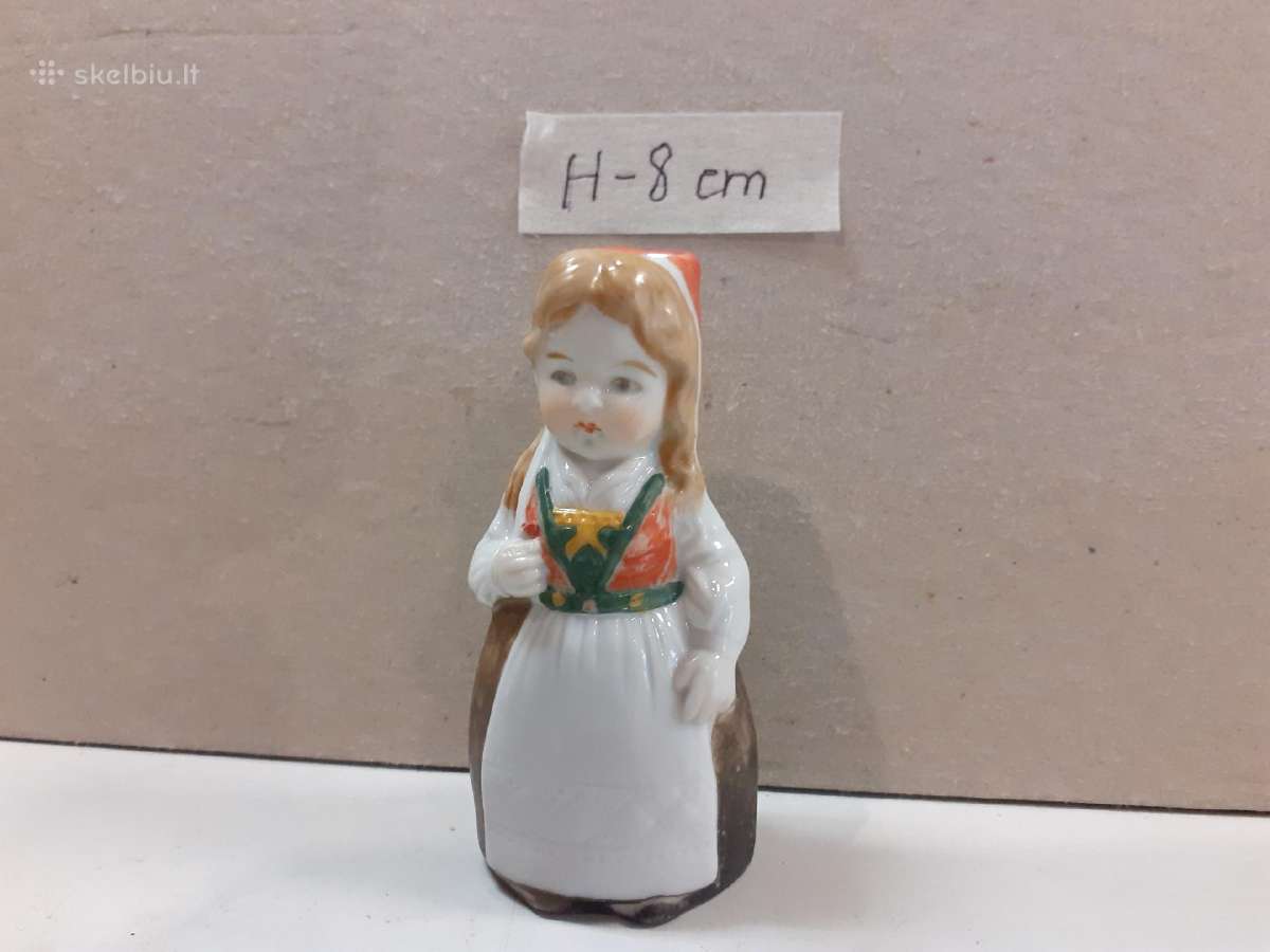 Porcelianinė maža statulėlė H-8cm - nuotraukos Nr. 3