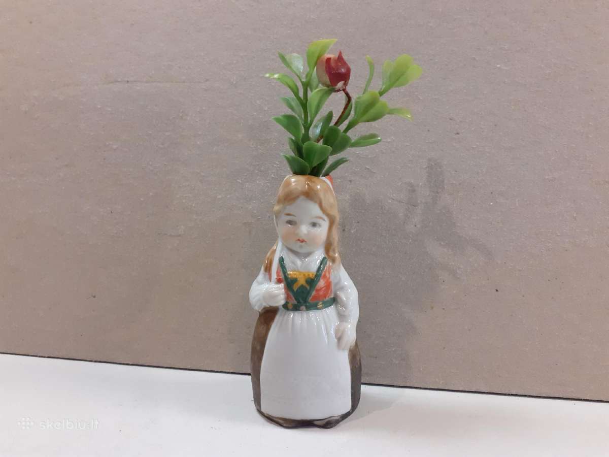 Porcelianinė maža statulėlė H-8cm - nuotraukos Nr. 6