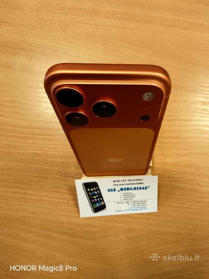 iPhone 17 Pro 256gb Orange Kaina 900eur - nuotraukos Nr. 2
