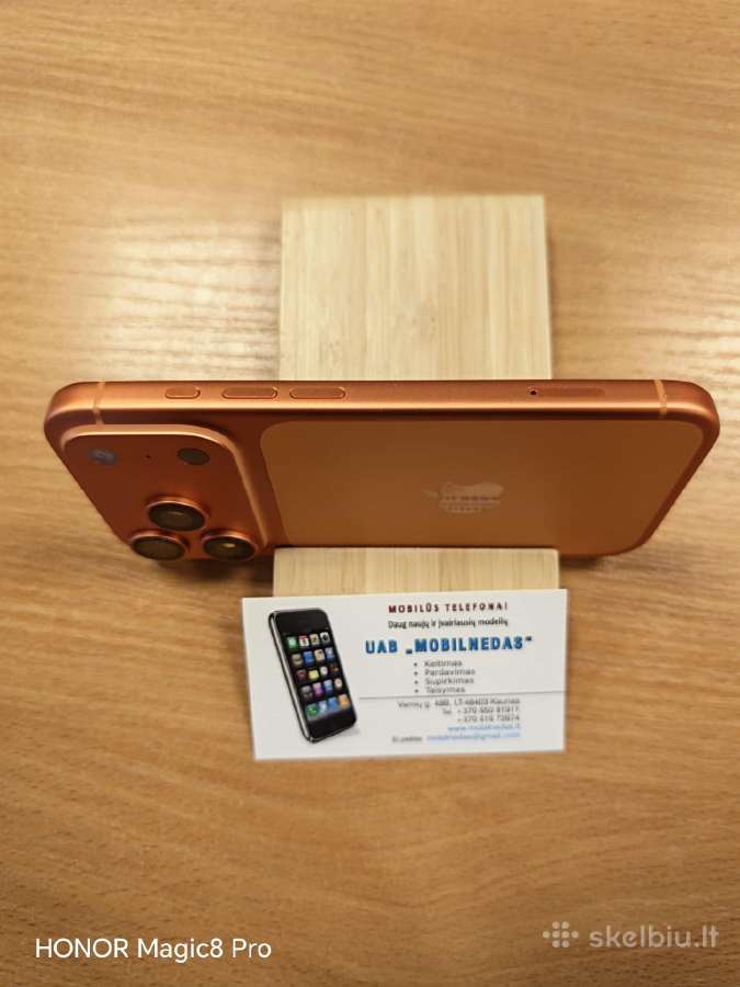 iPhone 17 Pro 256gb Orange Kaina 900eur - nuotraukos Nr. 4