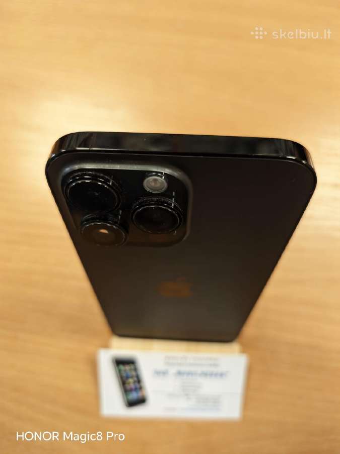 iPhone 14 Pro Max 1tb Black Kaina 500eur - nuotraukos Nr. 2