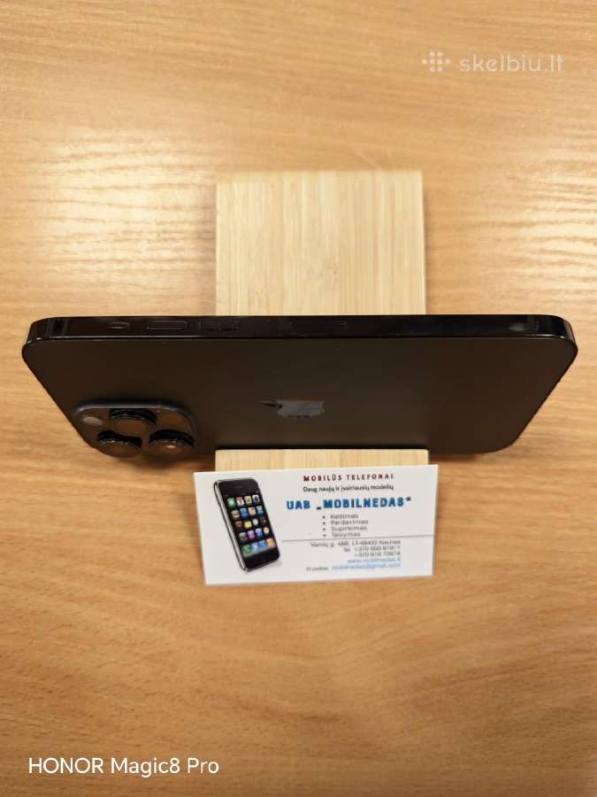iPhone 14 Pro Max 1tb Black Kaina 500eur - nuotraukos Nr. 6