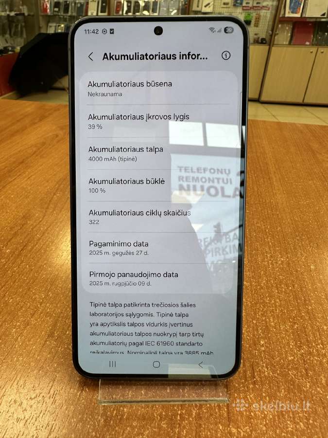 Samsung Galaxy S931 S25 256gb (Naudotas) - nuotraukos Nr. 2