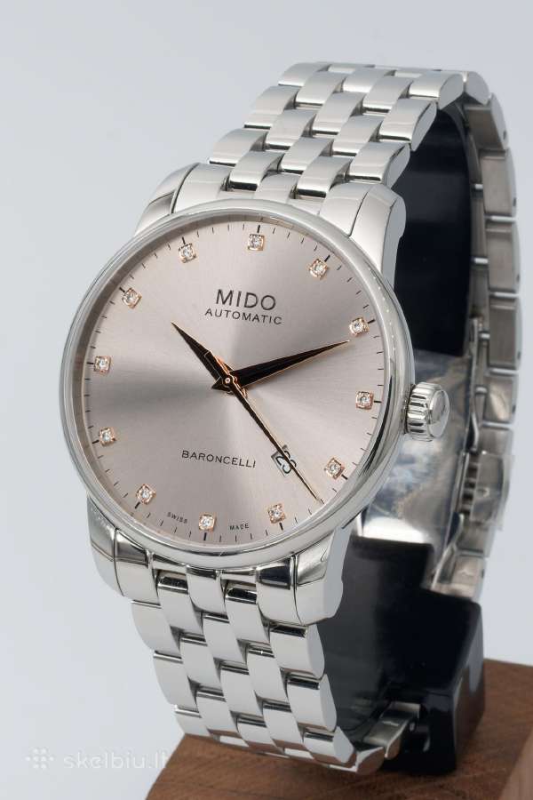 Naujas Laikrodis Mido 38 mm su Tikrais Deimantais! - nuotraukos Nr. 9