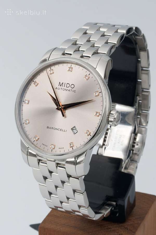 Naujas Laikrodis Mido 38 mm su Tikrais Deimantais! - nuotraukos Nr. 11